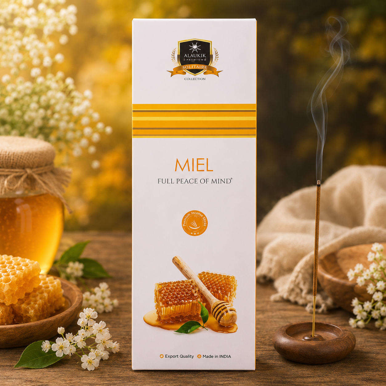 INCIENSO ALAUKIK MIEL CAJA GRANDE