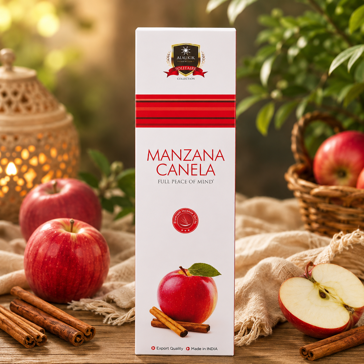 INCIENSO ALAUKIK MANZANA CANELA