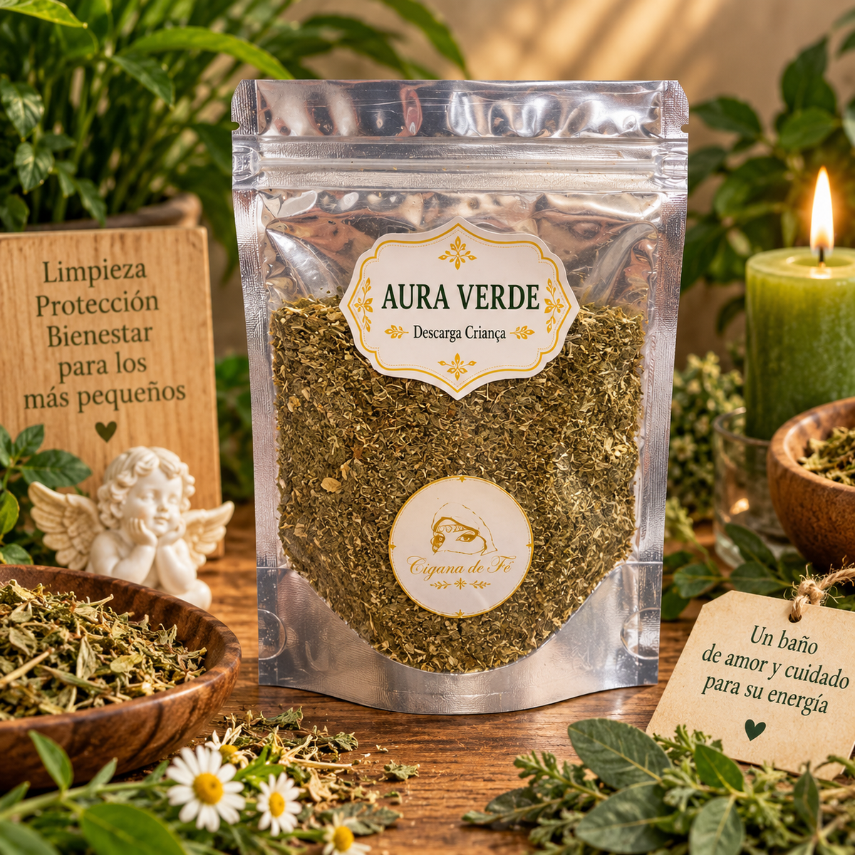 Aura Verde – Descarga Criança 🌿💚