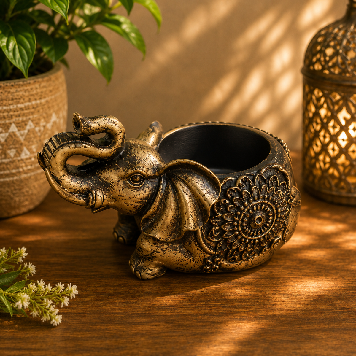 🐘 Elefante decorativo portaobjetos